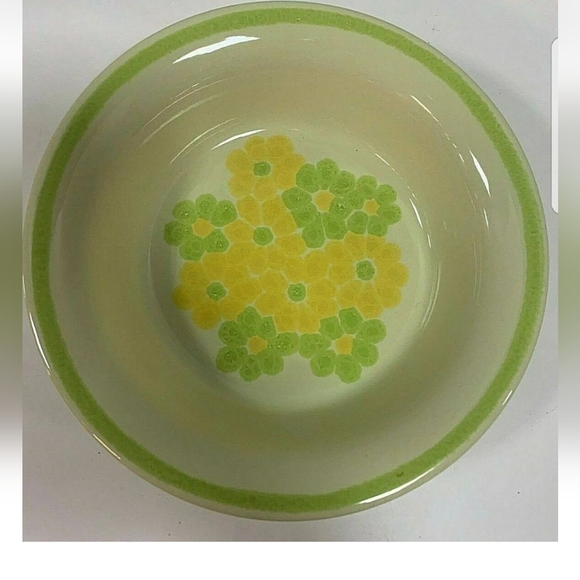 Vintage 70\'s Franciscan Picnic Daisy Bowl Set